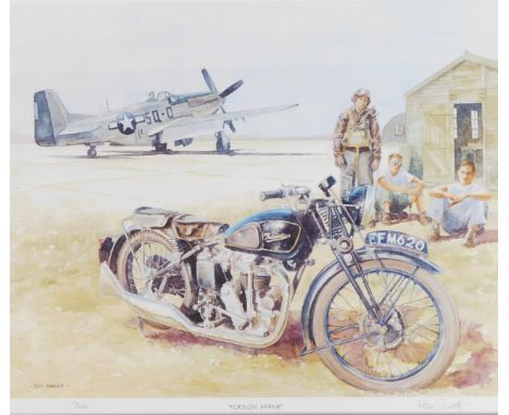 After Roy Barratt. Foreign Affair, limited edition, signed print, 179/600, signed in pencil to margin, 37cm x 44cm.