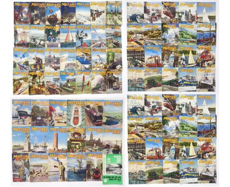 A collection of Meccano Magazines, approximately 75 in number, ranging in date from the mid-1950s to early-1960s, together wi