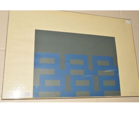 ROBYN DENNY (BRITISH 1930-2014), untitled screen print 71/75, signed and dated '76' lower right, typed stock label verso, pre