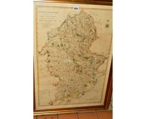 STAFFORDSHIRE, YATES (W), 'The County of Stafford Reduced from the Improved Map in Six Sheets, ..... Planned by a Scale of Tw