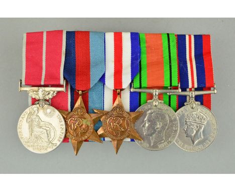 A BRITISH EMPIRE MEDAL/GROUP OF WWII MEDALS, as follows, BEM named 14619569 L/Cpl Alfred J Collins R.E., 1939-45, France and 