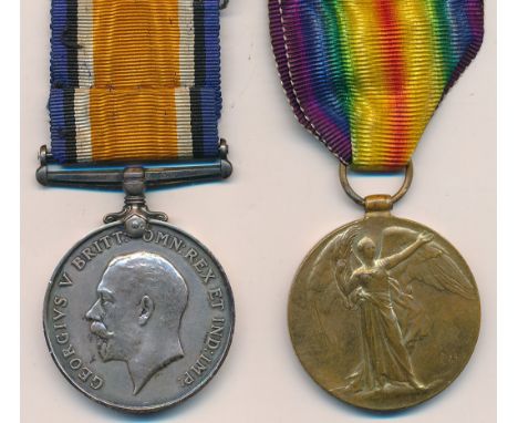 First World War – William Henry Edwards – British War Medal &amp; Victory Medal pair awarded to 32107 PTE. W. H. EDWARDS. GLO