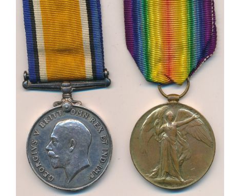 First World War – J. Davies - British War Medal &amp; Victory Medal pair awarded to 68741 PTE. T. J. DAVIES. DEVON R.