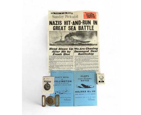 First World War – G. Winterton – First World War British War Medal awarded to F. 40661 G. WINTERTON. ACT. A. M. 1. R. N. A. S