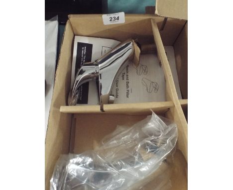 A Pair of Mira Xl Basin and Bath Pillar Taps. 
