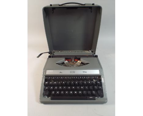 A Vintage Manual Typewriter, Grey Fox by WH Smith. 