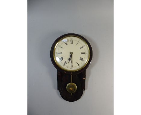 A Wall Hanging Wall Clock with Circular Dial And Quartz Movement, 36cm high 