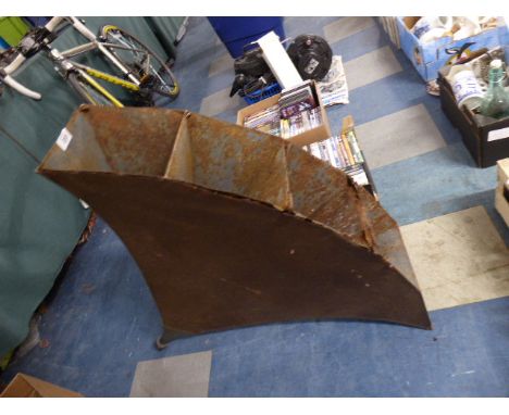 A Large Fan Shaped Vintage Loud Speaker, 93cm Wide