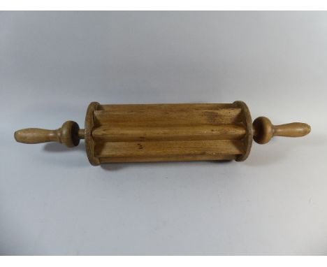 A Tutove Style Vintage Rolling Pin Used for Distributing Butter Through Layers of Pastry, 74cm Long