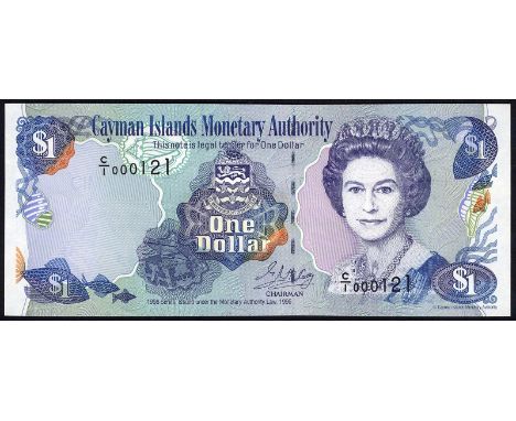 Cayman Islands, P 21a, b, 22a, 23 - 25, Linzmayer CICBMA B1a (2x), B2a - B5a, Cayman Islands Monetary Authority. Lot containi