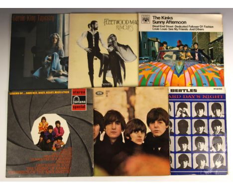 Seventeen vinyl LPs, comprising: The Beatles, A HARD DAY'S NIGHT and BEATLES FOR SALE, Dave Dee, Dozy, Beaky, Mick &amp; Titc