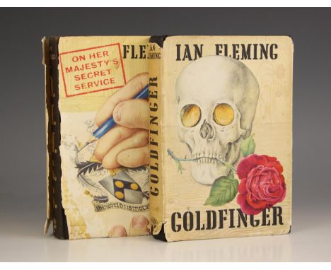 JAMES BOND INTEREST: Fleming (Ian), GOLDFINGER, second impression, unclipped DJ, black cloth boards, gilt embossed title to s