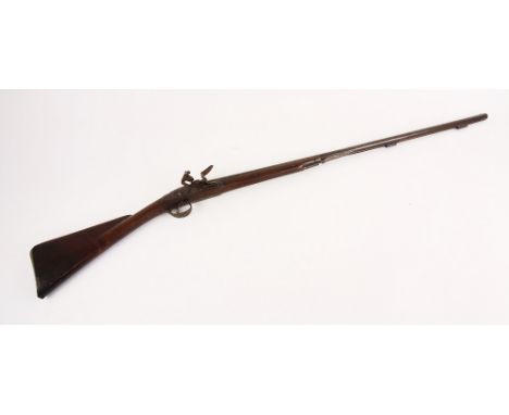 A Flintlock Fowling gun by Griffin & Tow, circa 1775/80, the barrel struck with maker’s mark of Joseph Griffin together with 