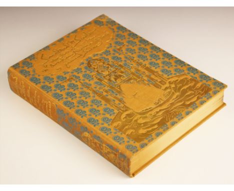 SINBAD THE SAILOR & OTHER STORIES FROM THE ARABIAN NIGHTS, illustrated by Edmund Dulac, brown cloth boards, gilt embossed ill