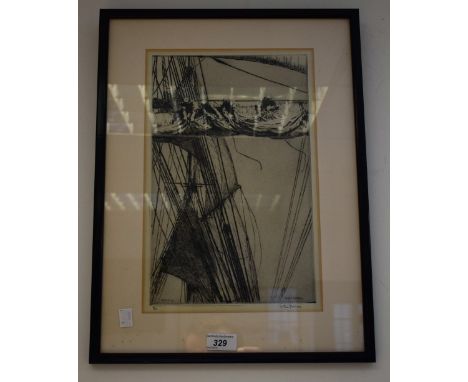 Arthur BriscoeHeavy Canvassigned, dated '37, limited edition 10/75, etching