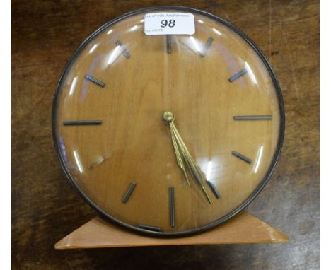 An Art Deco mantel clock