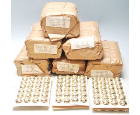 A large collection of retro vintage mid 20th century buttons to include plastic shank buttons celebrating Queen Elizabeth II 
