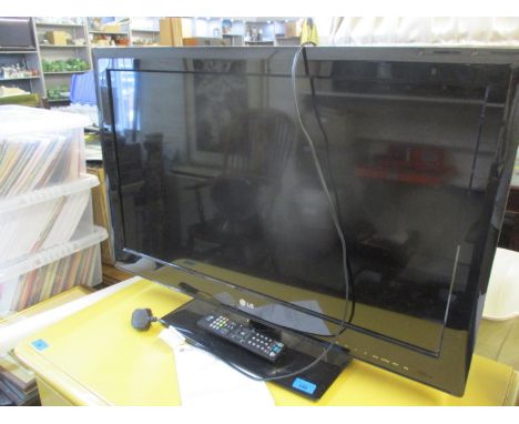 An LG LED TV 31" with remote and owners manual 