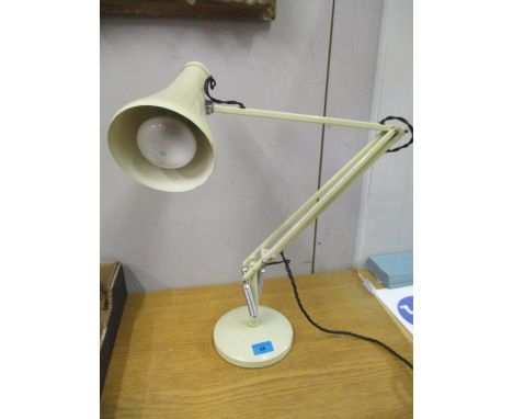 A model 75 Herbert Terry anglepoise lamp circa 1970's, cream painted 