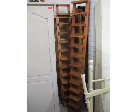 Two Bang and Olfson CD wall racks 88cm high 