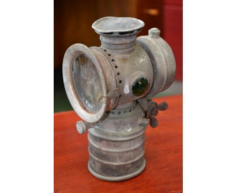 A Vitaphase carbide acetyline lamp, c.1900