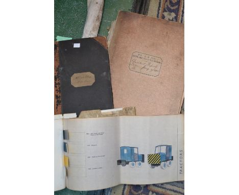 Railway -  LMS and British Rail, a plan on linen for the front of an engine, Royal Signal logo and crest below a crown, with 