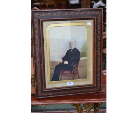 English School
Portrait of a Gentleman
watercolour, indistinctly monogrammed. 