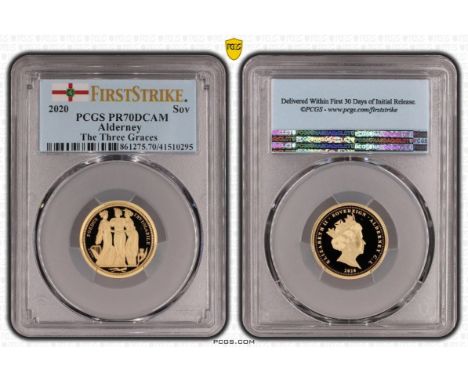 UNITED KINGDOM. ALDERNEY. Elizabeth II, 1952-2022. Gold sovereign, 2020. The Commonwealth Mint. Proof. Much like its 2019 Una