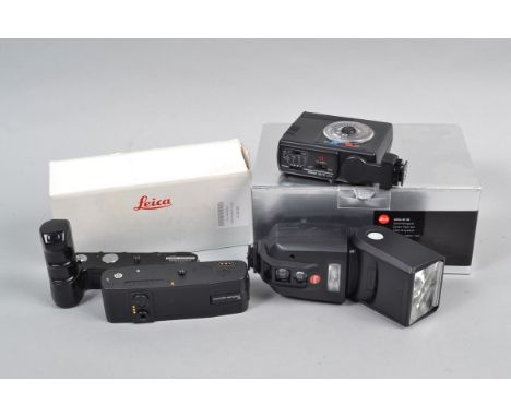 Leica and Nikon Accessories, a Leica SF58 electronic flashgun, battery corrosion, a Nikon Speedlite SB-15, battery corrosion,