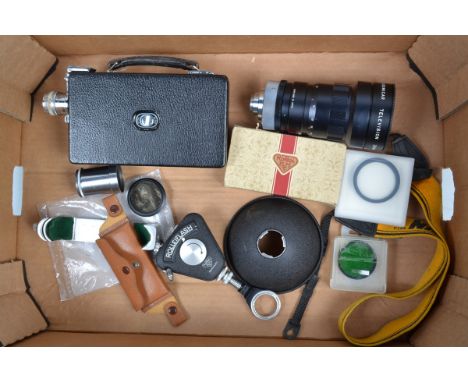 Camera Related Articles, including a boxed/cased Rolleicord Va 16 and 24  exposure kit, a Rolleiflash, Hasselblad 50 1x HZ fi