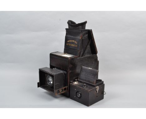 Two Reflex Cameras, a Folmer &amp; Schwing Revolving Back Auto Graflex, shutter curtain loads &amp; fires, body F, missing le