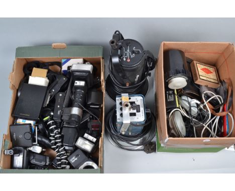 Camera Related Accessories, including Courtenay 1000, Colorflash studio flash units, untested, other flash units, Metz, Olymp