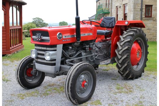 1965 MASSEY FERGUSON 135 Multi-Power 3cylinder diesel TRACTOR Reg No ...