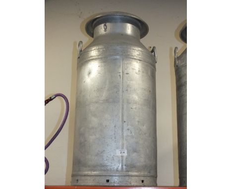 A VINTAGE GRUNDYCAN MILK CHURN