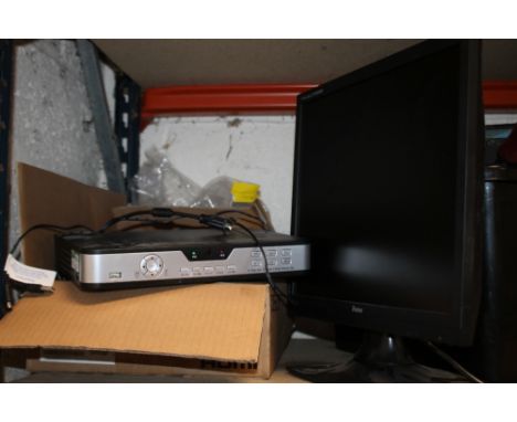 A DIGITAL VIDEO RECORDER TOGETHER WITH A MONITOR