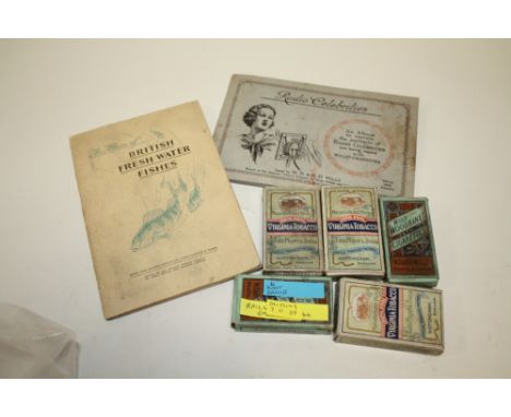 A BAG OF VINTAGE CIGARETTE CARDS