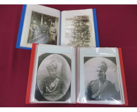 Good Selection of Reprint Indian Army Photographs  well copied photos of Indian Officers ... Indian Infantry ... Officer grou