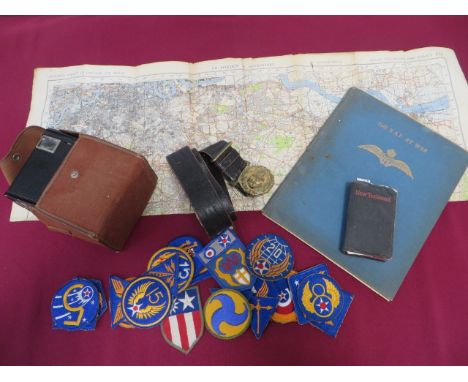 Small Selection of Various Items  including POW Aid “New Testament”. Inside cover with pencil name “Frank Wells POW Hut 46 Ro