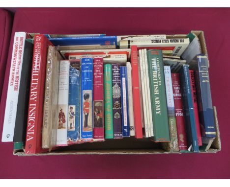 Quantity of Various Military Books  including Battle Honours of the British and Commonwealth Armies ... The Territorial Broth