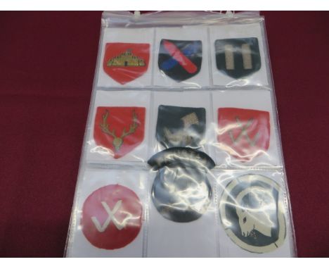 Good Selection of Pakistan Army Formation Badges  bullion embroidery examples include 9th Div ... 11th Div ... 15th Div ... 1