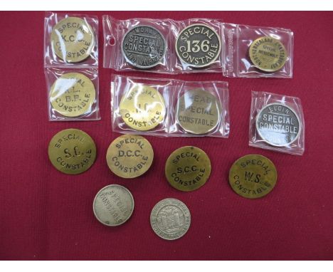 Selection of Special Constable Lapel Badges  including cast alloy Moray and Nairn Special Constable ... Cast alloy Special Co