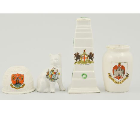 Collection of W.H. Goss and Crested ware, to include a City of London model of the Cenotaph "In Memory of the Fallen in the G
