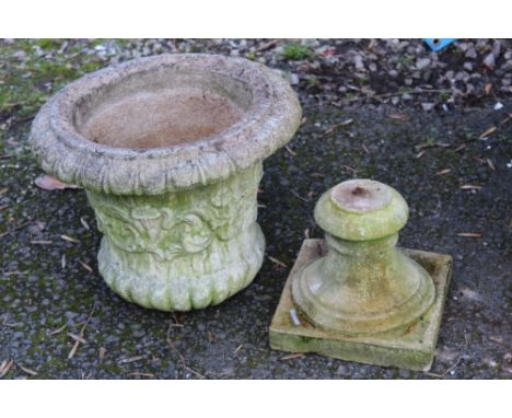 A STONE PLANTER - A/F