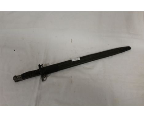 A REMINGTON WWI U.S. BAYONET AND SCABBARD