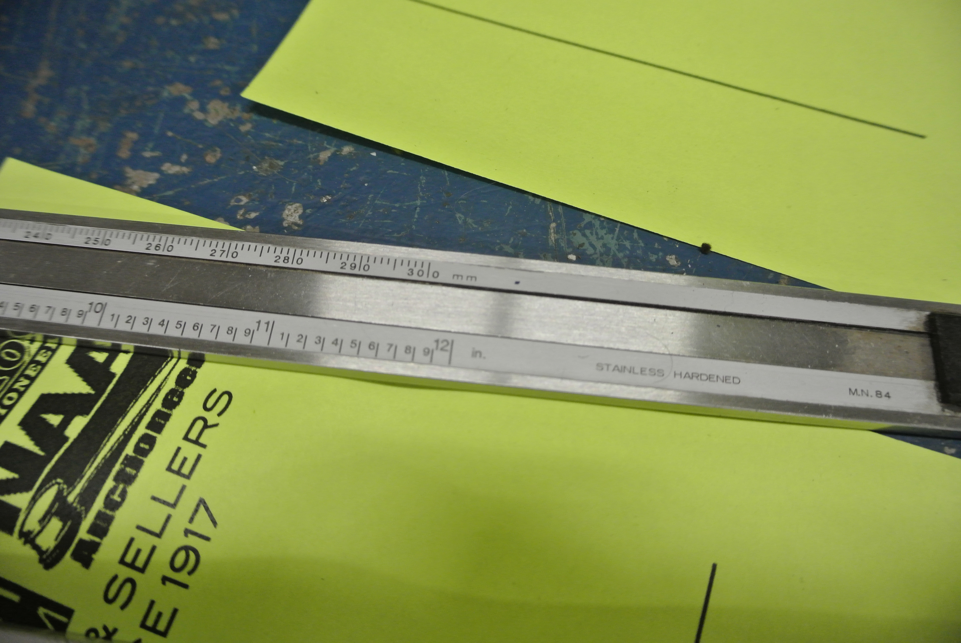 Approximately 6ft vernier caliper. Cal-X-Tender brand