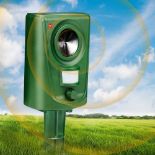 RRP £15.97 Tisaika Ultrasonic Cat Scarer Fox Deterrent Battery