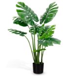RRP £26.93 TonJin Artificial Monstera Tree Plant Indoor 3.94FT/120cm