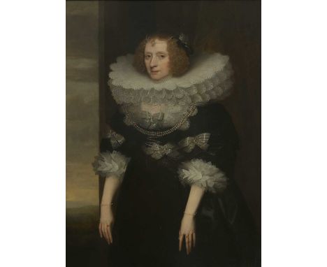 Circle of Sir Anthony Van Dyck (Flemish, 1599-1641)A portrait of a lady, possibly Frances Howard, Duchess of Richmond and Len