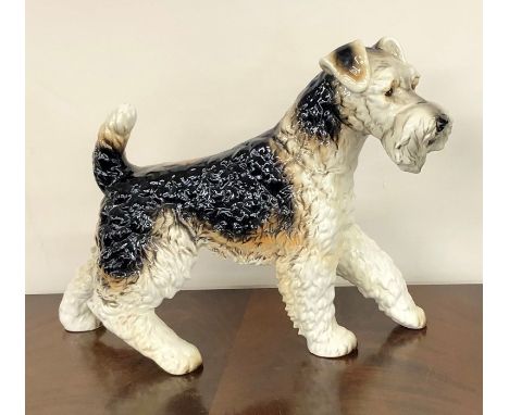 Large Goebel fireside dog terrier 