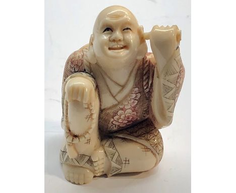 Fine early 20th century signed Japanese ivory Netsuke 